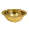Nantucket Sinks Bar Sink, Brass, 13" W x 13" L x 5.25" H ROB - alternate 4
